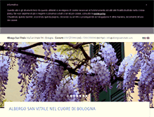 Tablet Screenshot of albergosanvitale.com